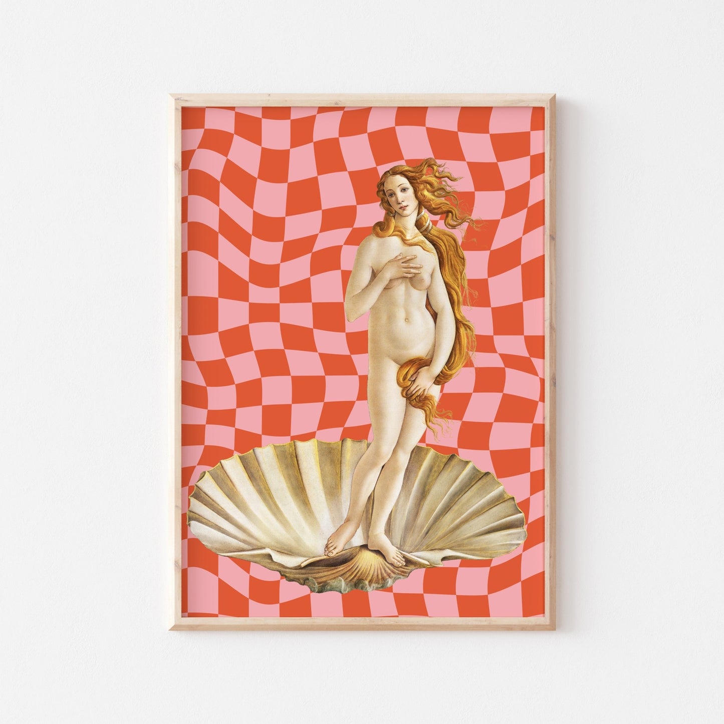Checkered Venus Print - POSTERAMI
