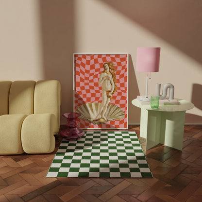 Checkered Venus Print - POSTERAMI