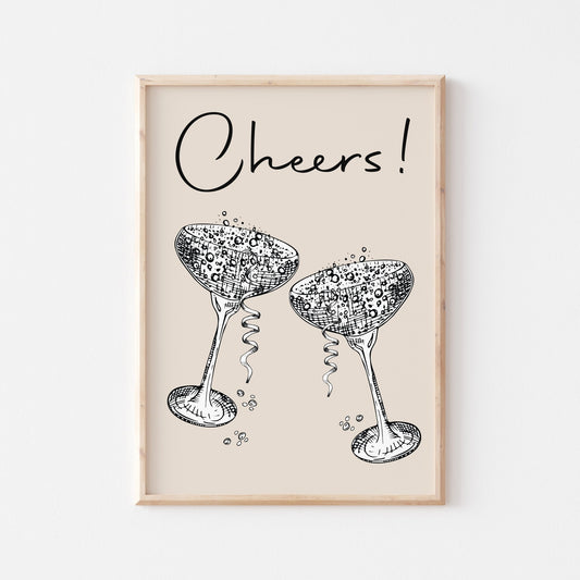 Cheers Art Print - Posterami