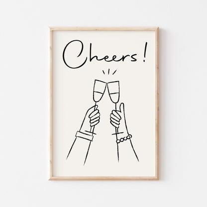 Cheers! Black - POSTERAMI