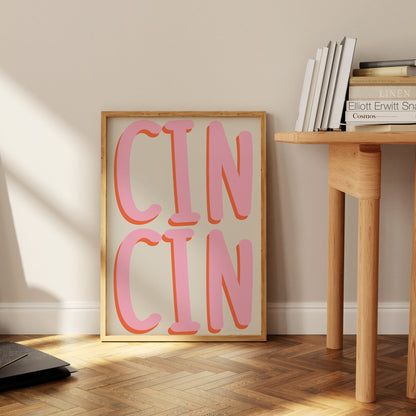 Cin Cin Art Print - Posterami