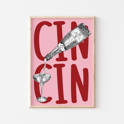 Cin Cin Art Print - Posterami