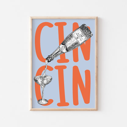 Cin Cin Art Print - Posterami