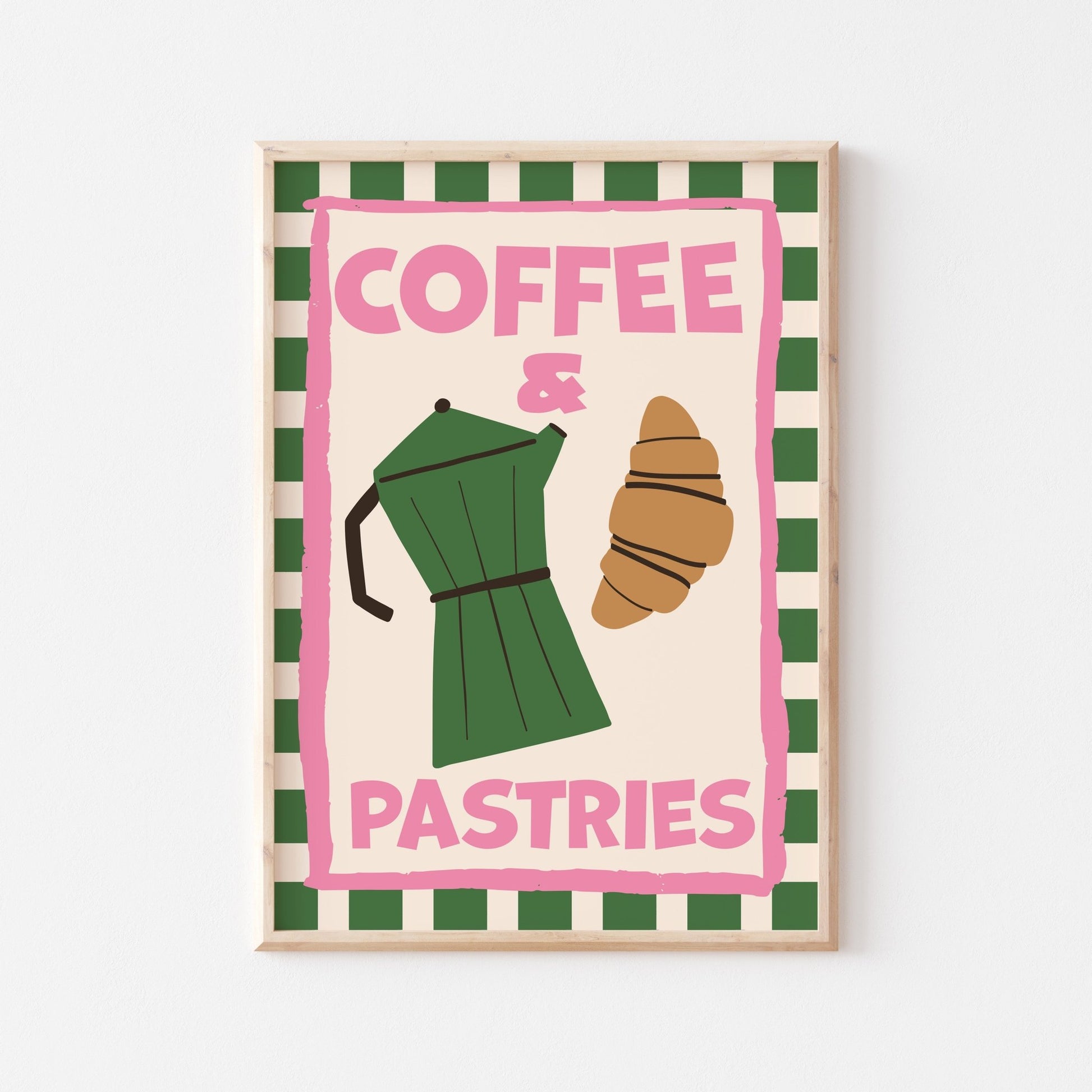 Coffee And Pastries Art Print - Posterami