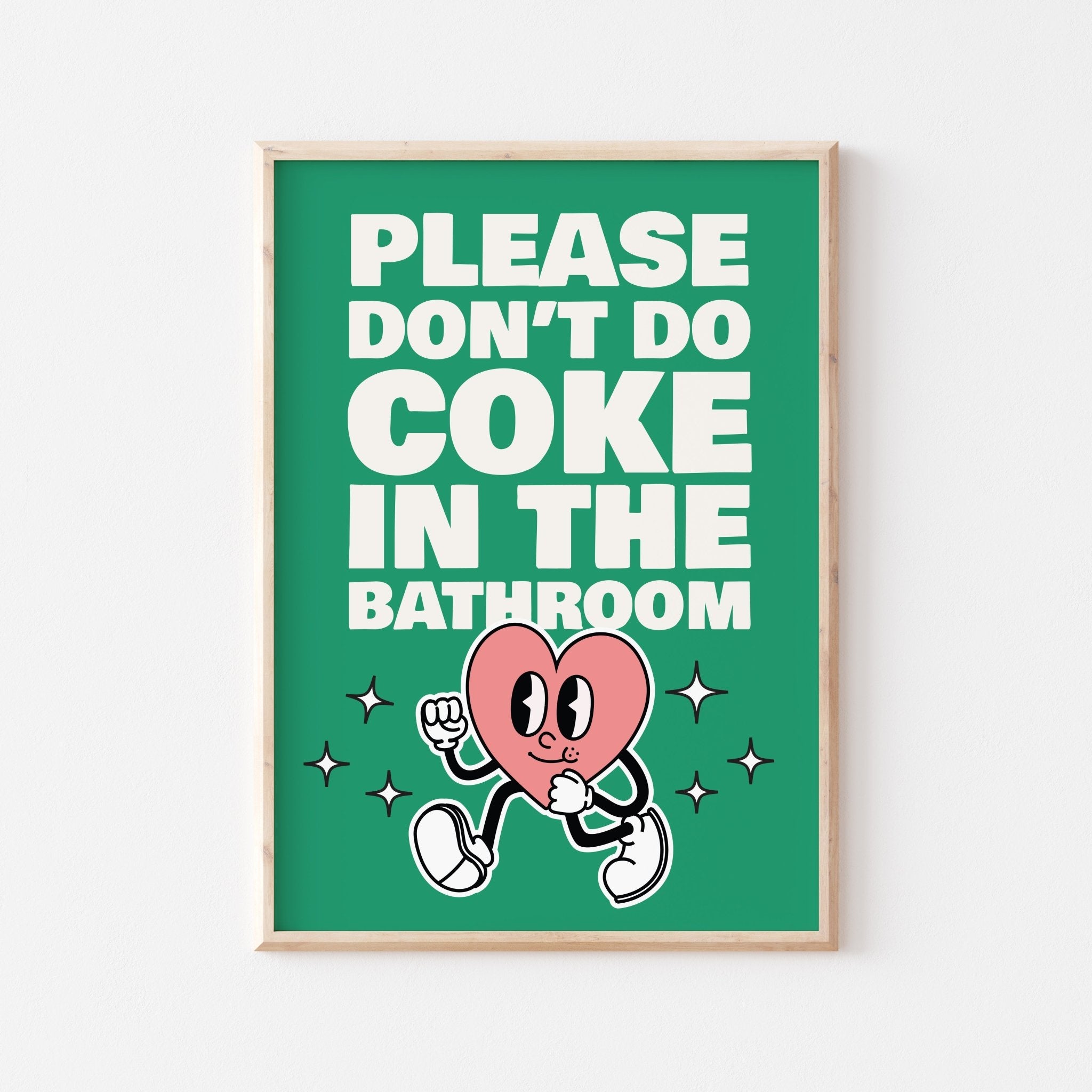 Coke In The Bathroom Print No. 1 – Posterami