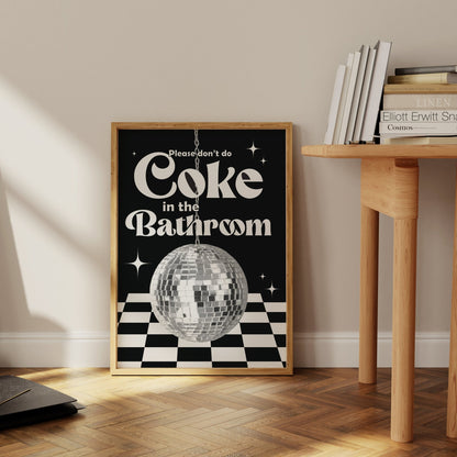 Coke In The Bathroom Print No. 6 - POSTERAMI