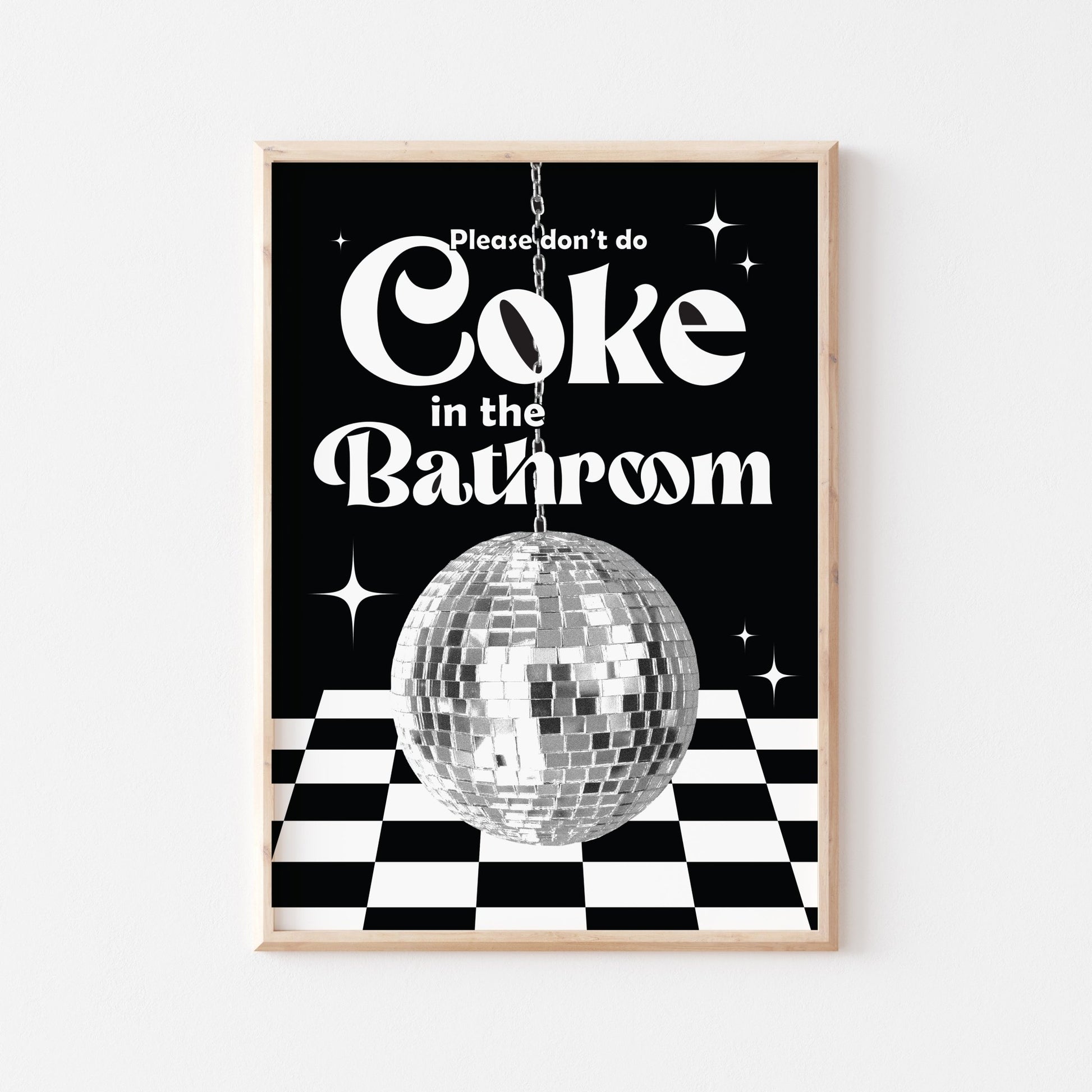 Coke In The Bathroom Print No. 6 - POSTERAMI