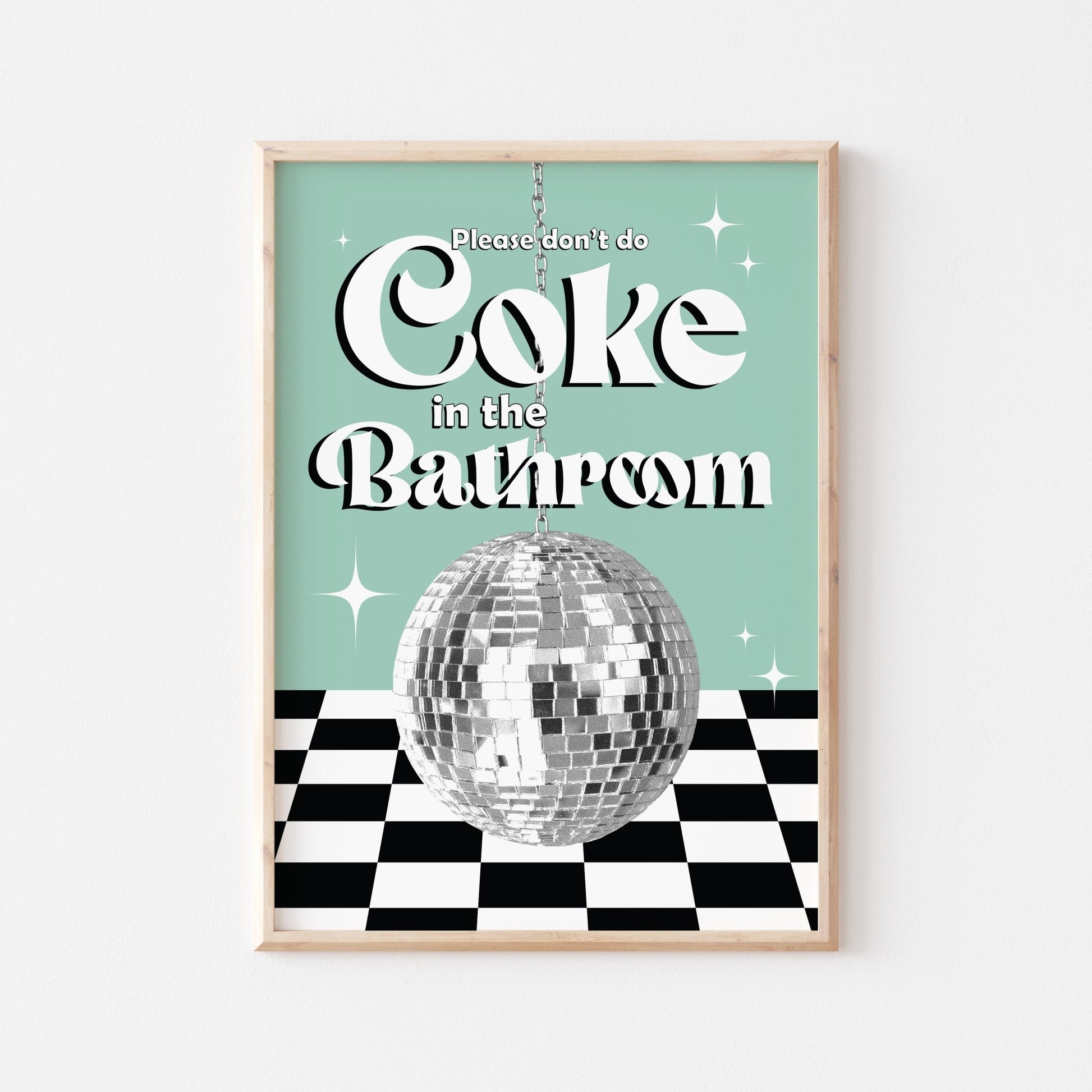 Coke In The Bathroom Print No. 7 - POSTERAMI