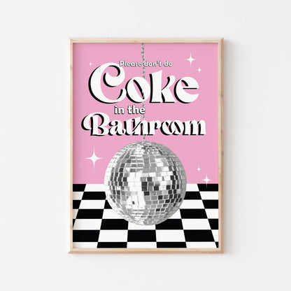 Coke In The Bathroom Print No. 8 - POSTERAMI