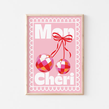 Disco Mon Chéri Art Print - Posterami
