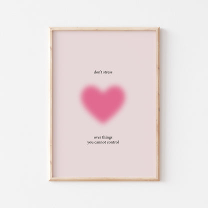Don't Stress Over Things - POSTERAMI