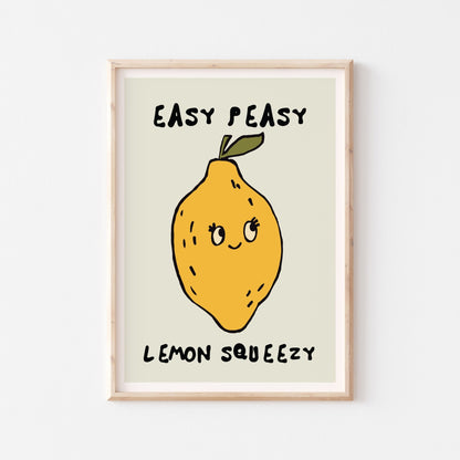 Easy Peasy Lemon Squeezy - POSTERAMI