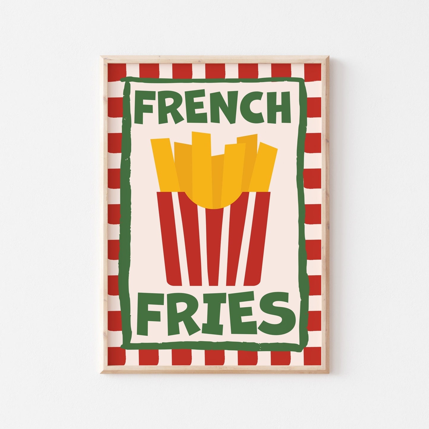 French Fries Art Print - Posterami