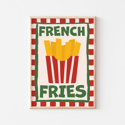 French Fries Art Print - Posterami