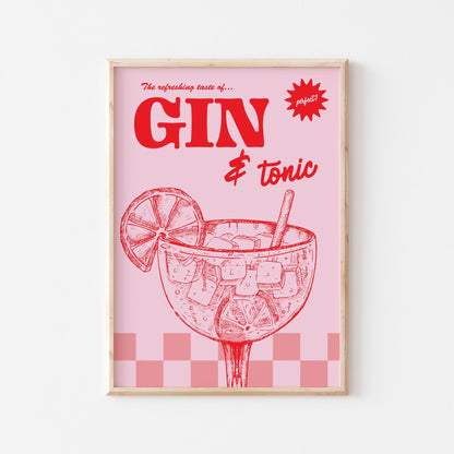 Gin & Tonic Print - POSTERAMI