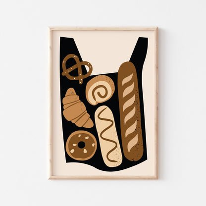 Groceries Art Print - Posterami