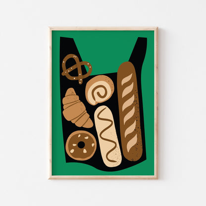 Groceries Art Print - Posterami