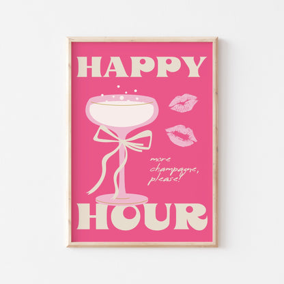 Happy Hour Art Print - Posterami