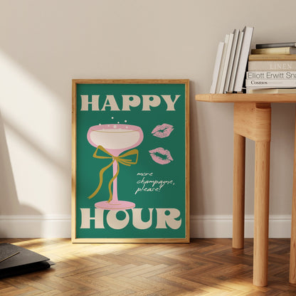 Happy Hour Art Print - Posterami