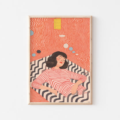 Lazy Sunday Art Print - POSTERAMI