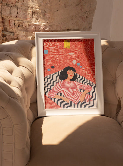 Lazy Sunday Art Print - POSTERAMI