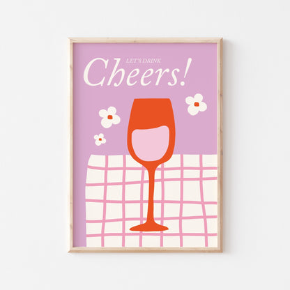 Let's Drink! Cheers - POSTERAMI