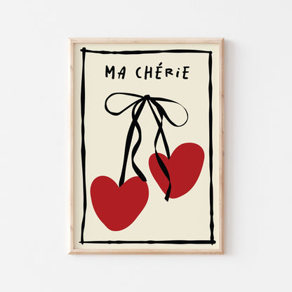 Ma Chérie Art Print - Posterami