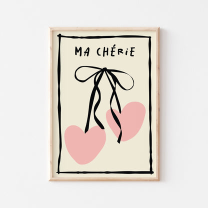 Ma Chérie Art Print - Posterami