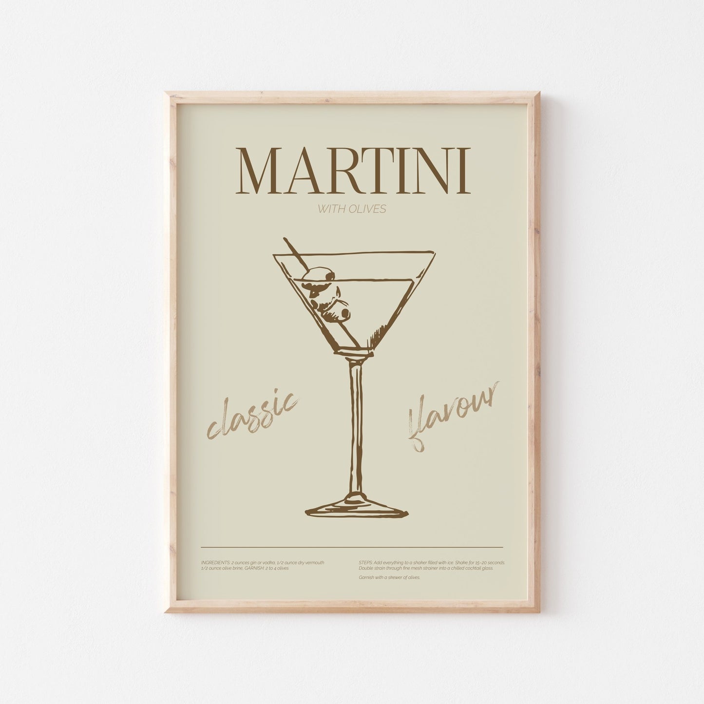 Martini Art Print - POSTERAMI