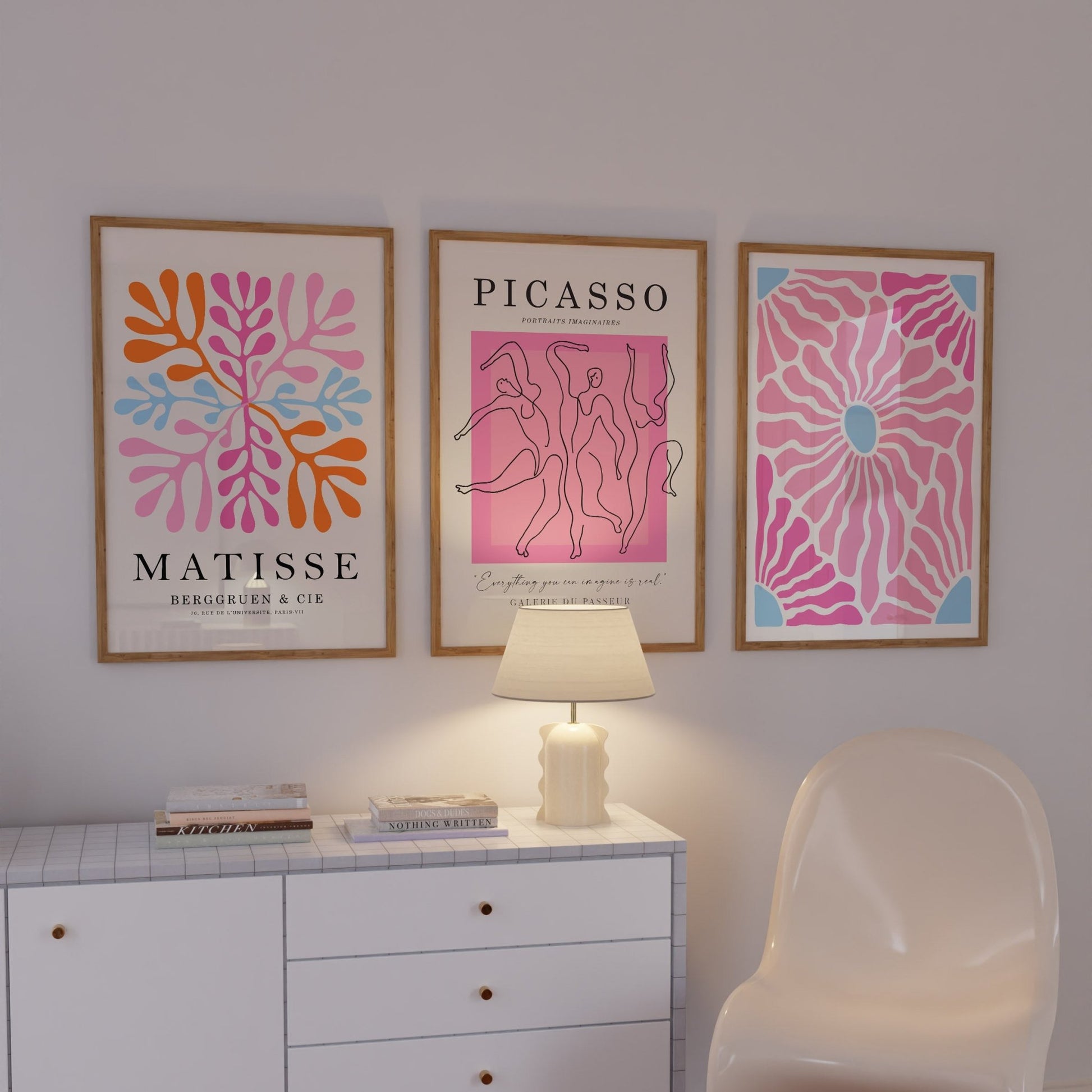 Matisse And Picasso Print Set of 3 No. 6 - POSTERAMI