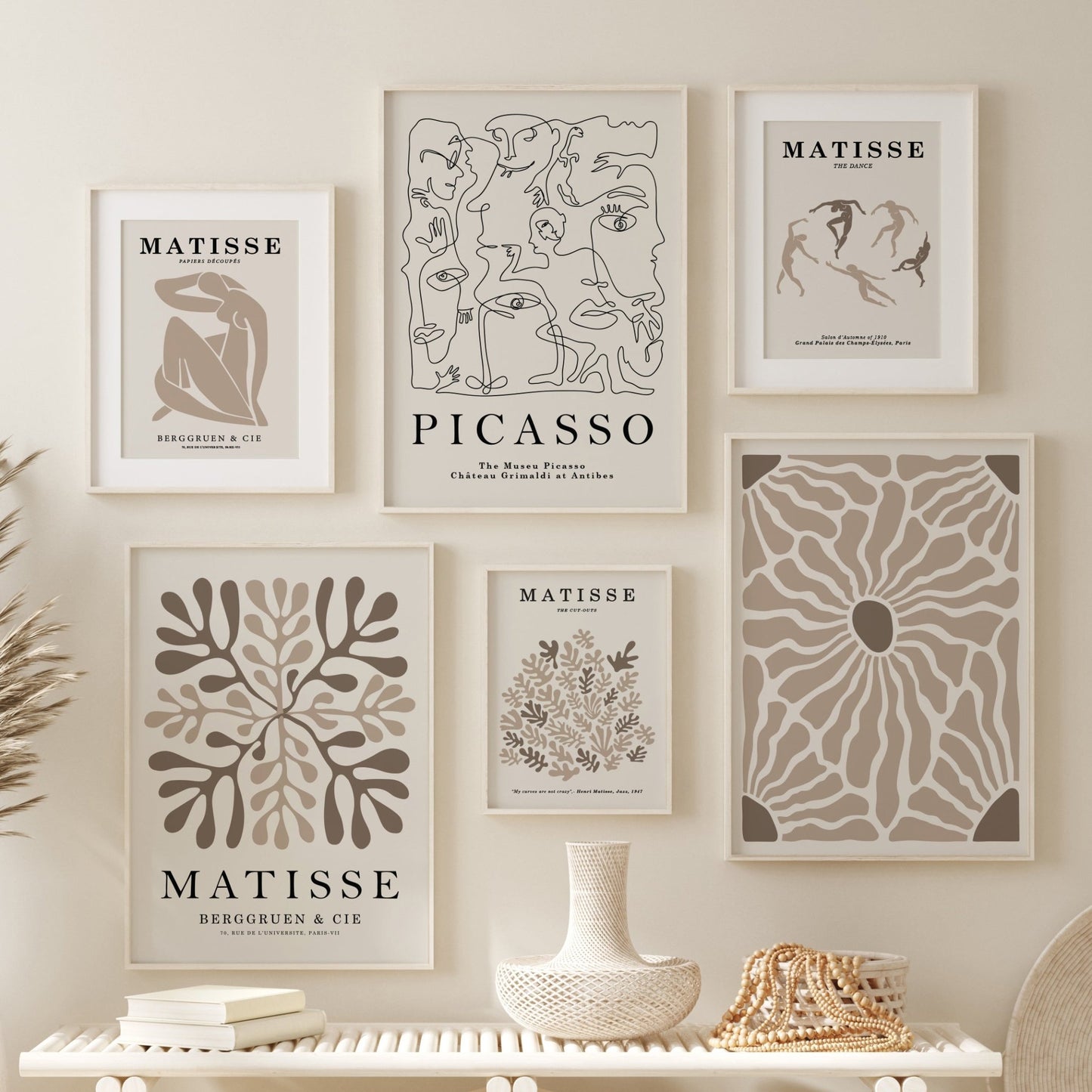 Matisse And Picasso Print Set of 3 No. 9 - POSTERAMI