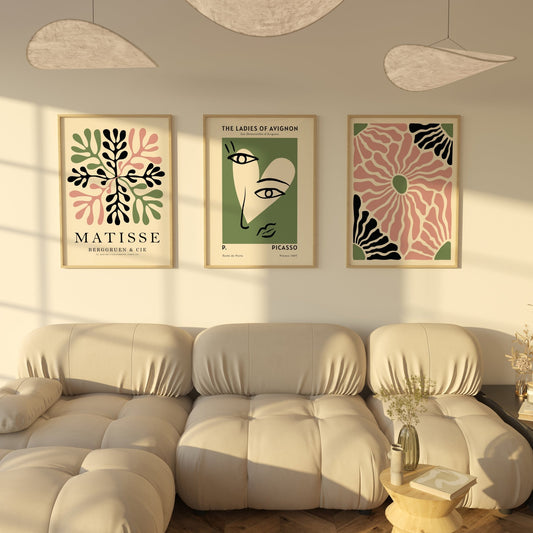 Matisse Print Set of 3 No. 13 - POSTERAMI