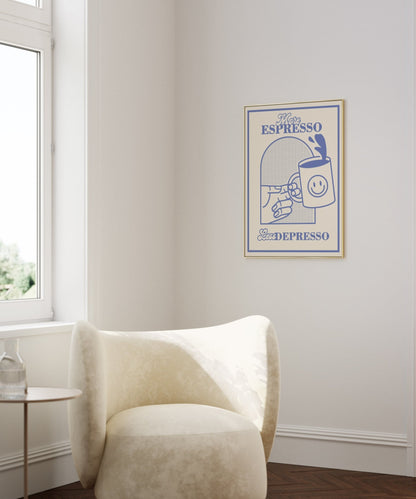 More Espresso Less Depresso No. 5 - POSTERAMI