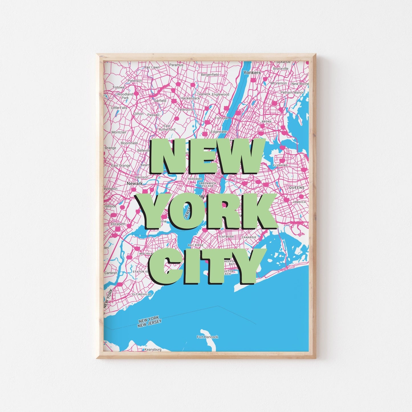 New York Map No. 2 - POSTERAMI