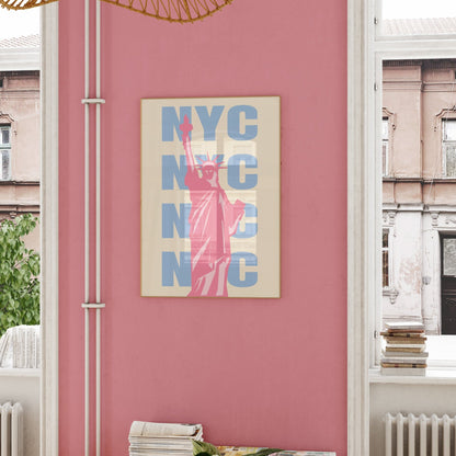 NYC Print Blue - POSTERAMI