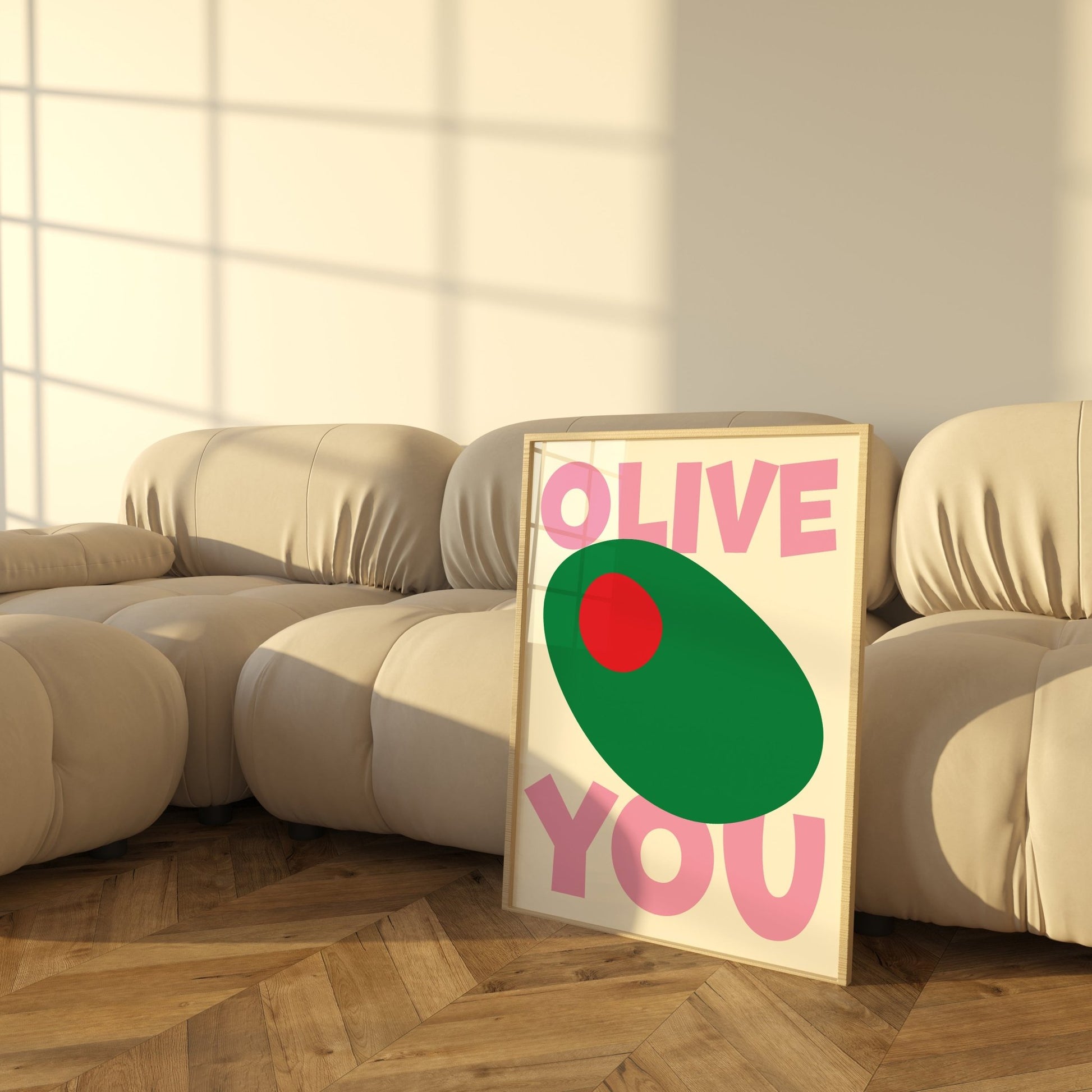 Olive You Art Print - Posterami