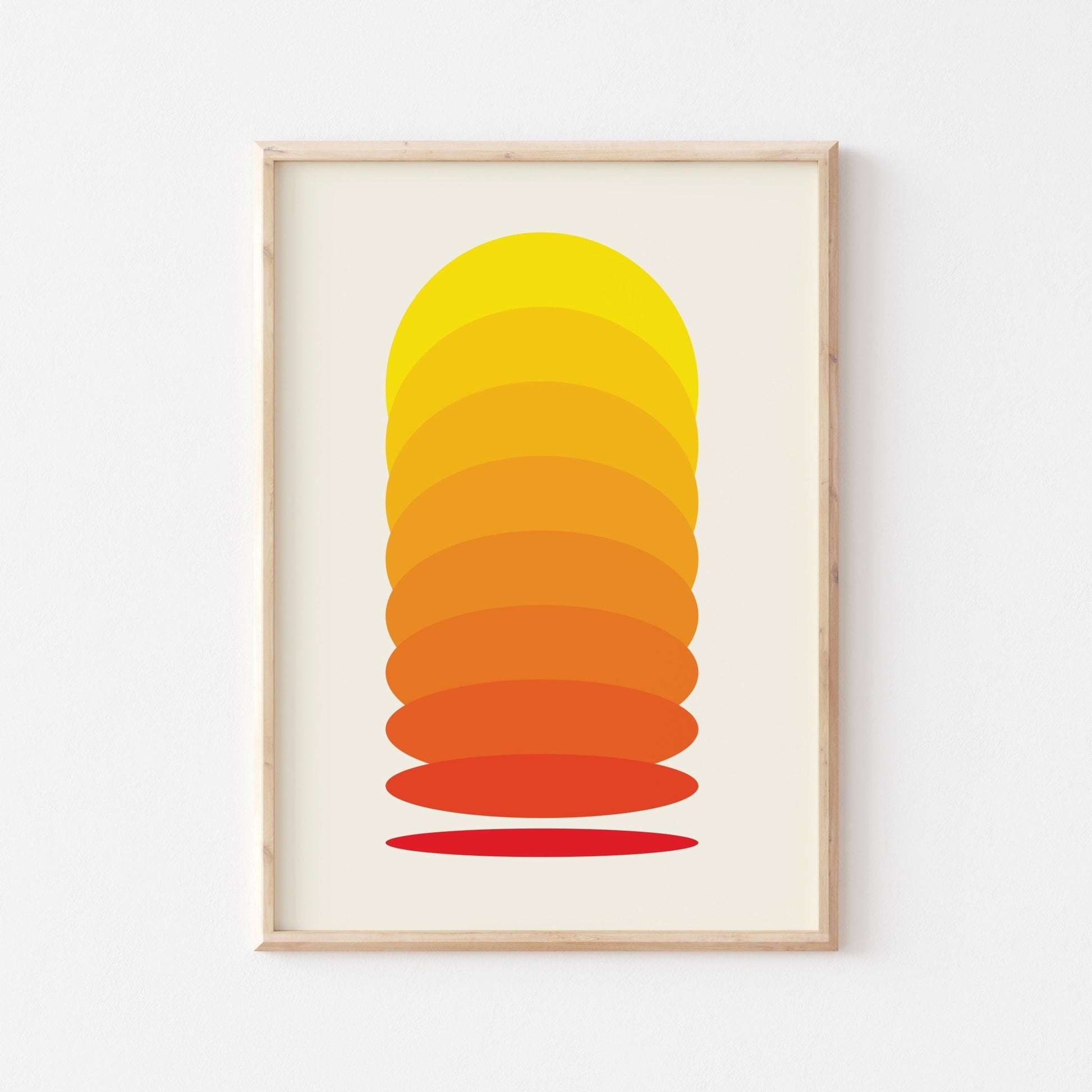 Orange Gradient Print - POSTERAMI
