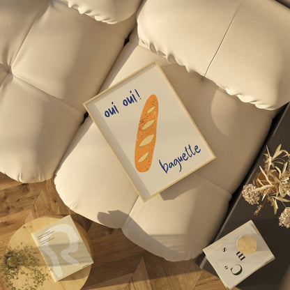 Oui Oui! Baguette - POSTERAMI