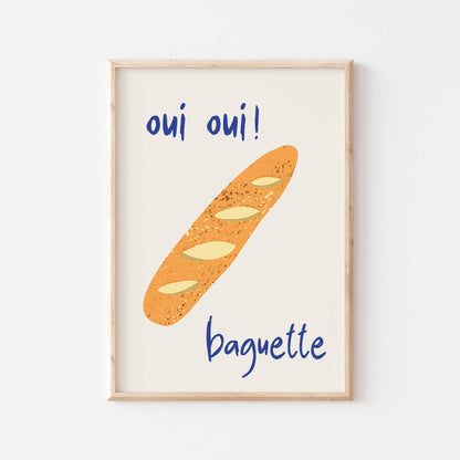 Oui Oui! Baguette - POSTERAMI