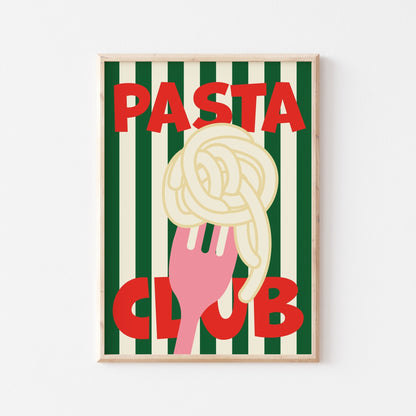 Pasta Club Art Print - Posterami
