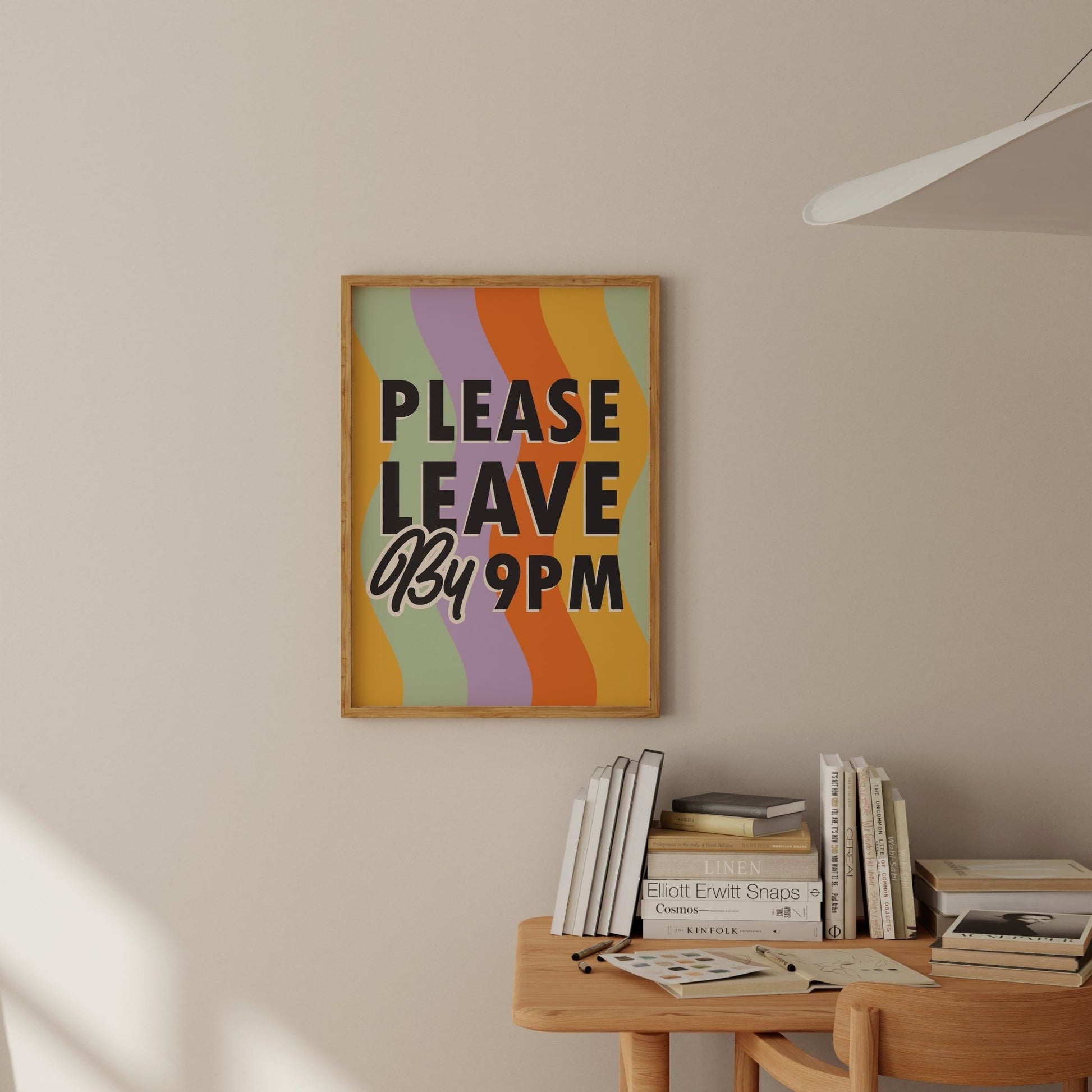 Please Leave by 9PM - POSTERAMI