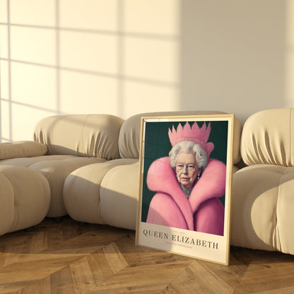 Queen Elizabeth II Art Print - POSTERAMI