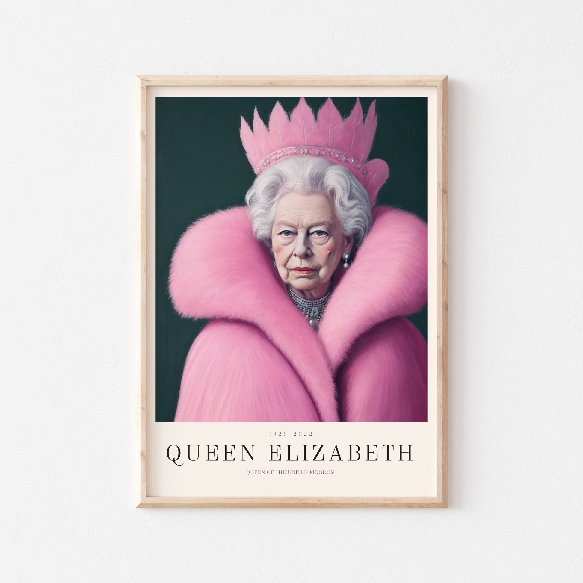 Queen Elizabeth II Art Print - POSTERAMI