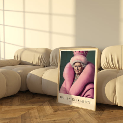 Queen Elizabeth II Art Print - POSTERAMI