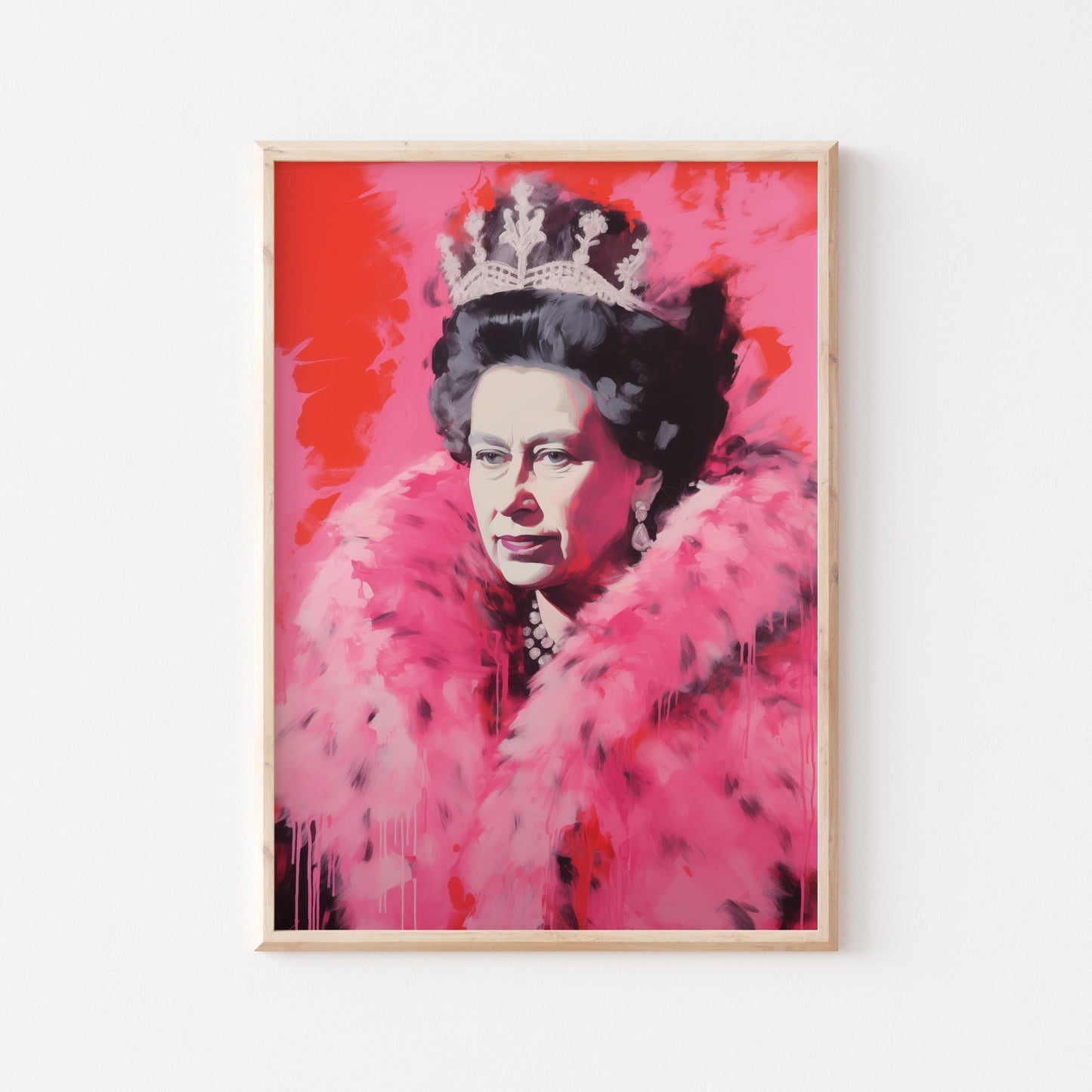Queen Elizabeth II Art Print - Posterami