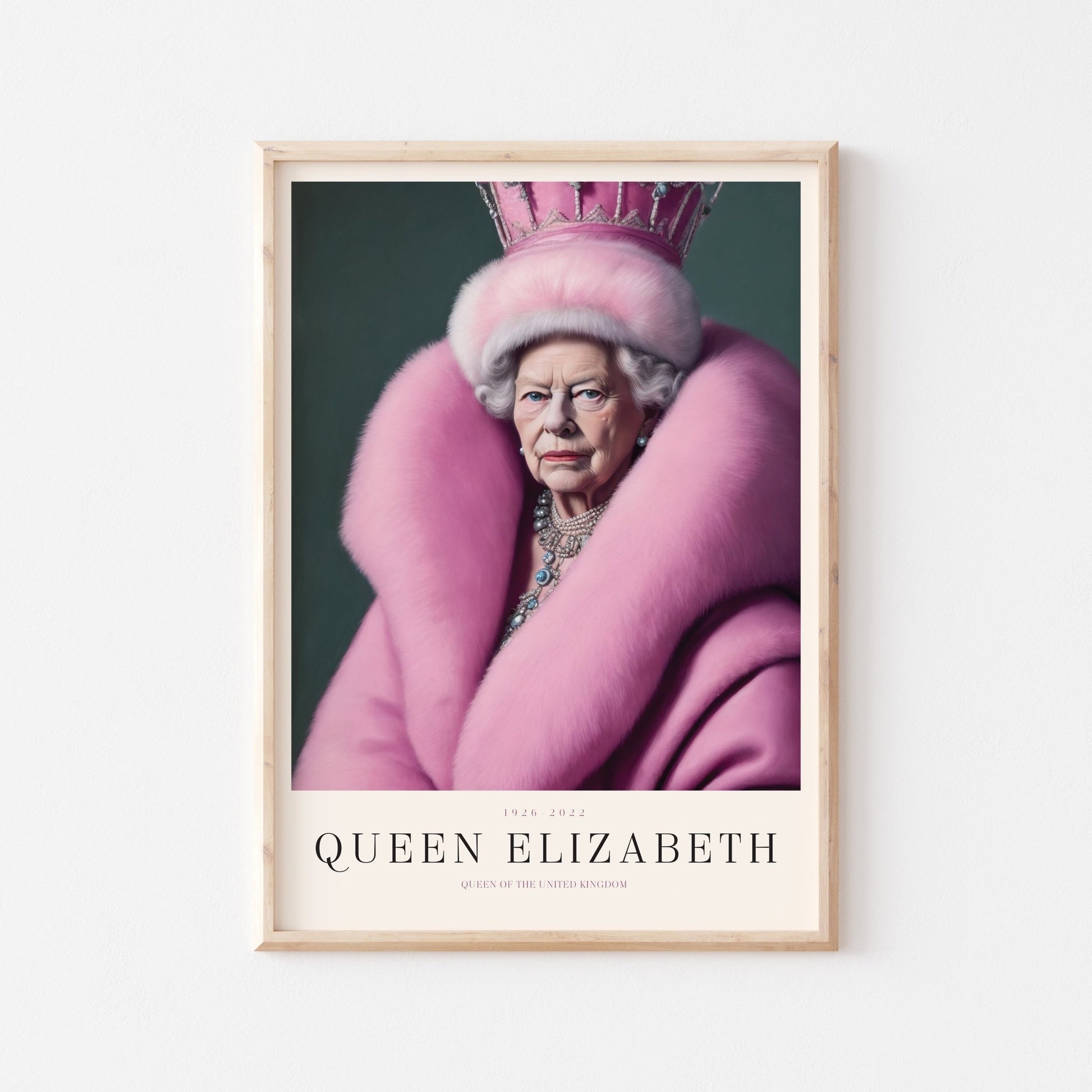 Queen Elizabeth II Art Print - POSTERAMI
