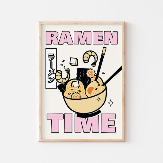 Ramen Time Print - POSTERAMI