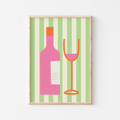 Sip Away Art Print - Posterami