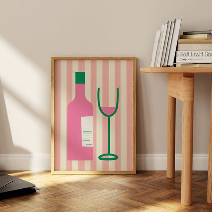 Sip Away Art Print - Posterami