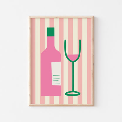 Sip Away Art Print - Posterami
